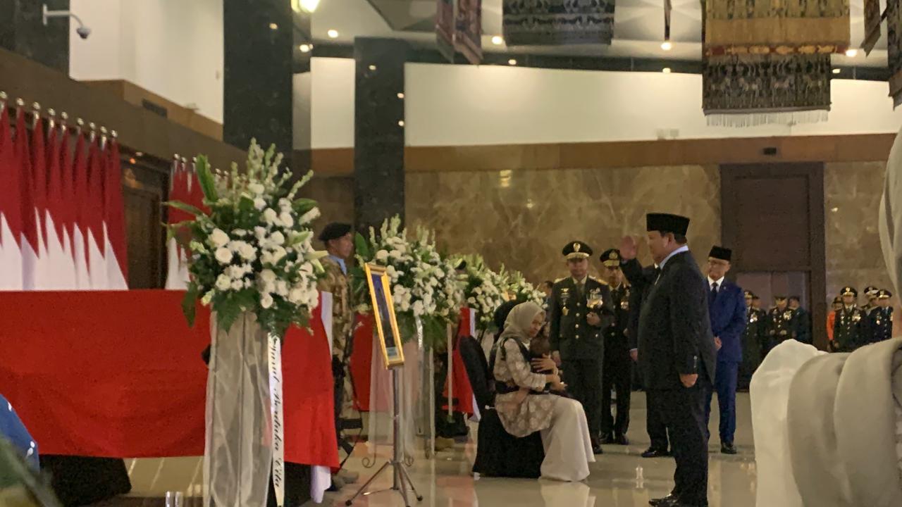 Prabowo Hargai Pengorbanan Tiga Prajurit TNI di Lebanon